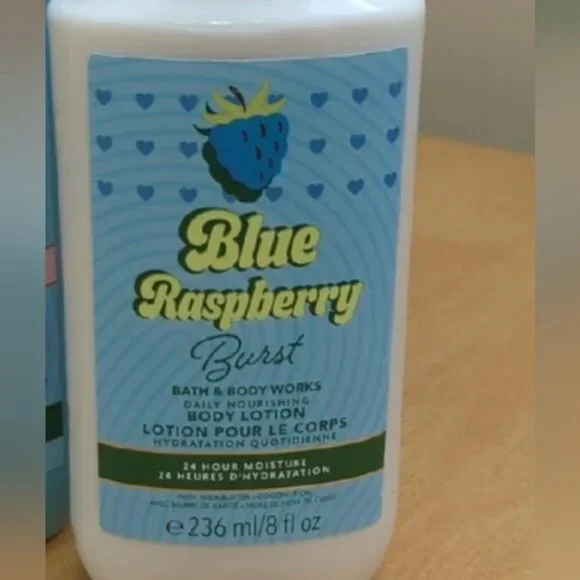 Bath & Body Works Blue Raspberry Burst Lotion New - Picture 2 of 4